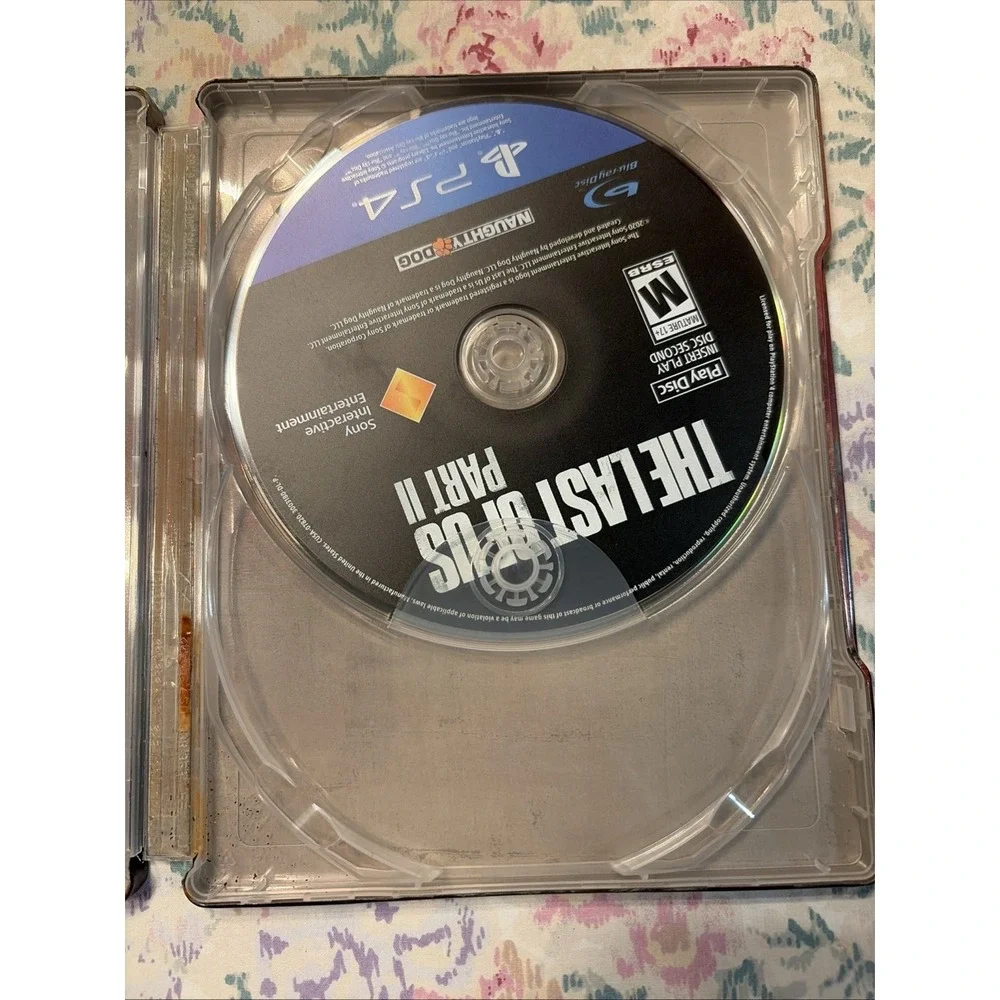 The Last Of Us Part II 2 Collector's Edition Steelbook Case Ps4 Game Ellie Abby